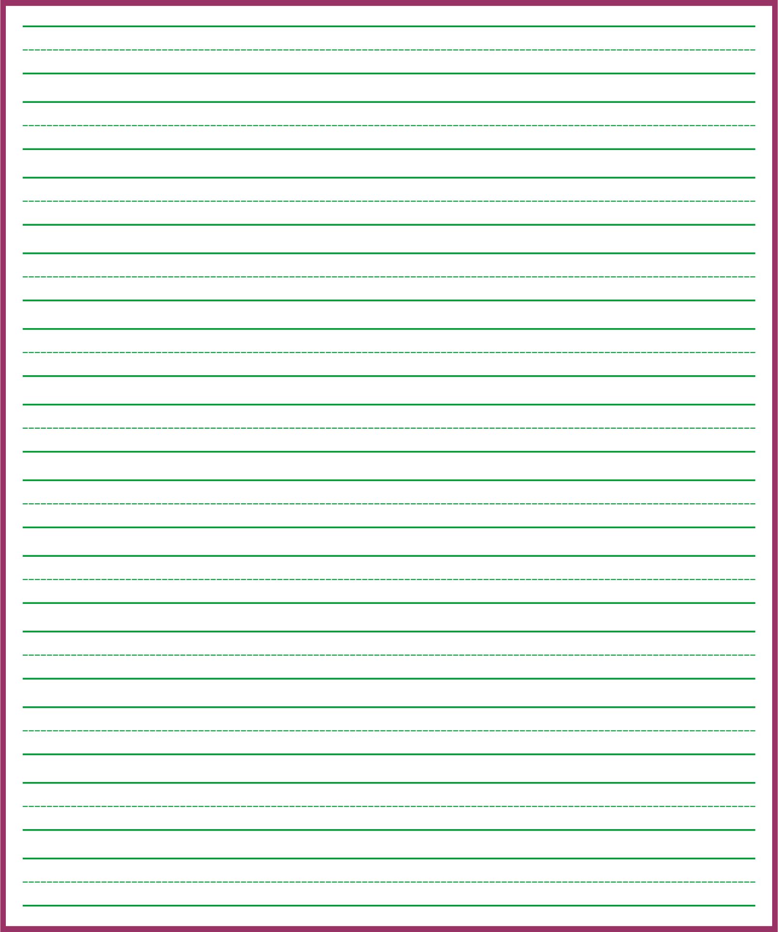 Writing Paper Printable