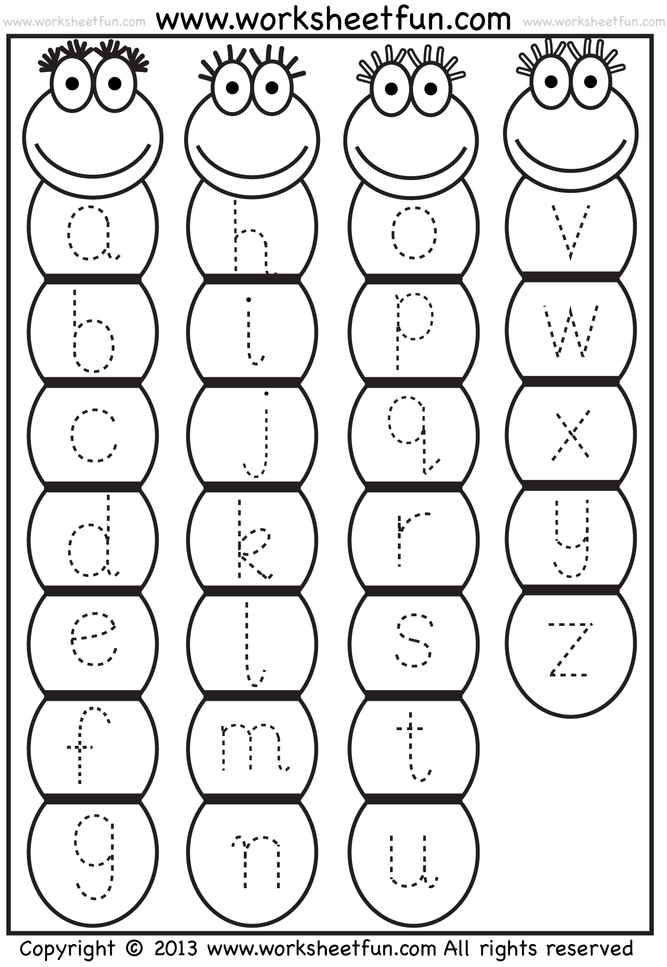 free-traceable-letters-worksheet