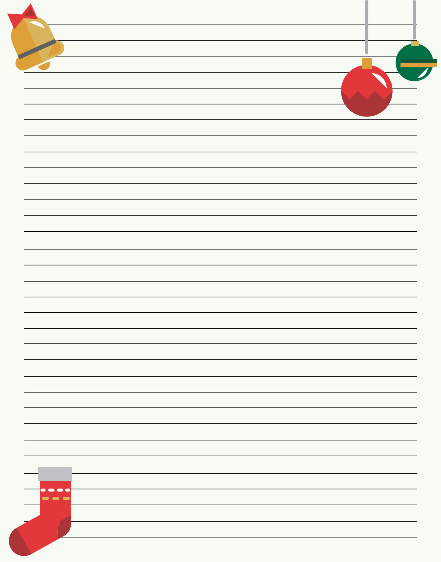 8 Best Images of Free Printable Christmas Stationery Designs Free