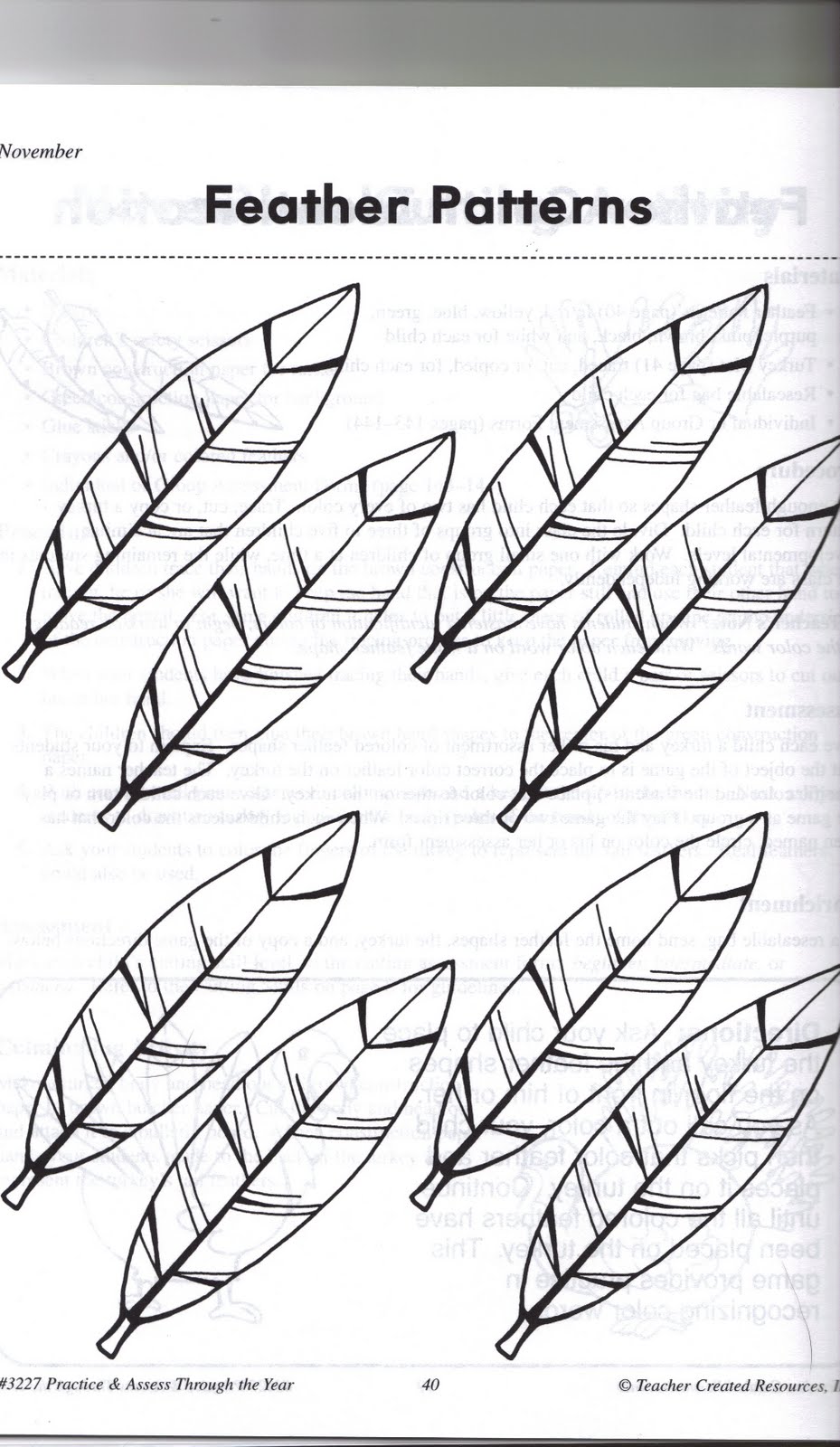 4 Best Images of Feather Pattern Printable Free Printable Feather