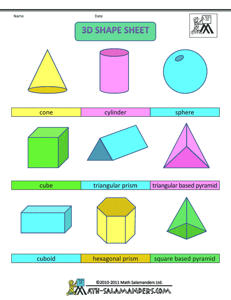 3d-shapes-worksheets