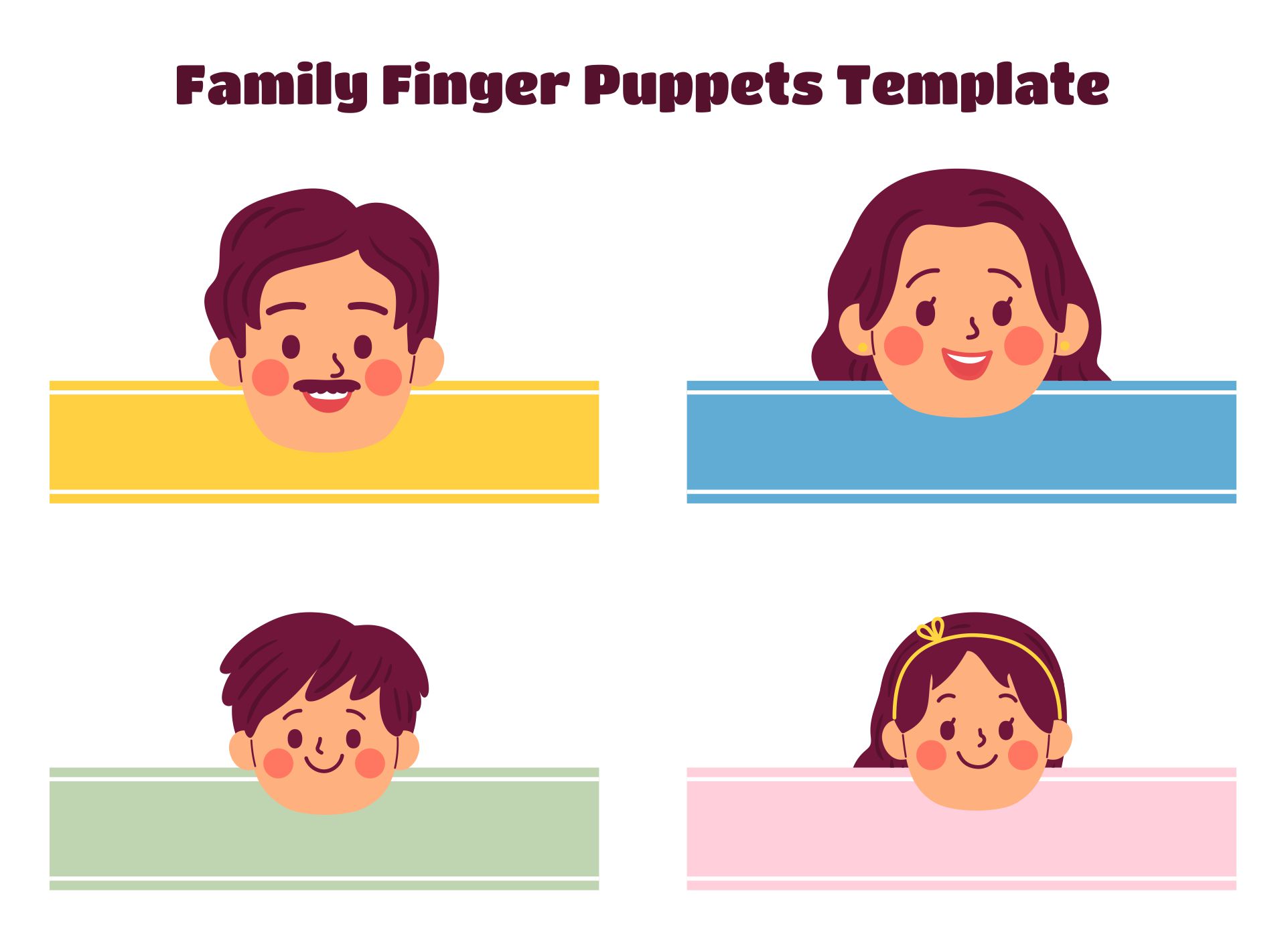 10-best-family-finger-puppets-printable-printablee