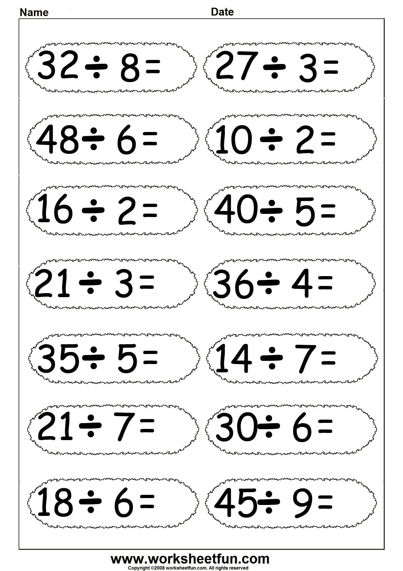 3 Best Images of 3rd Grade Division Worksheets Free Printable Free