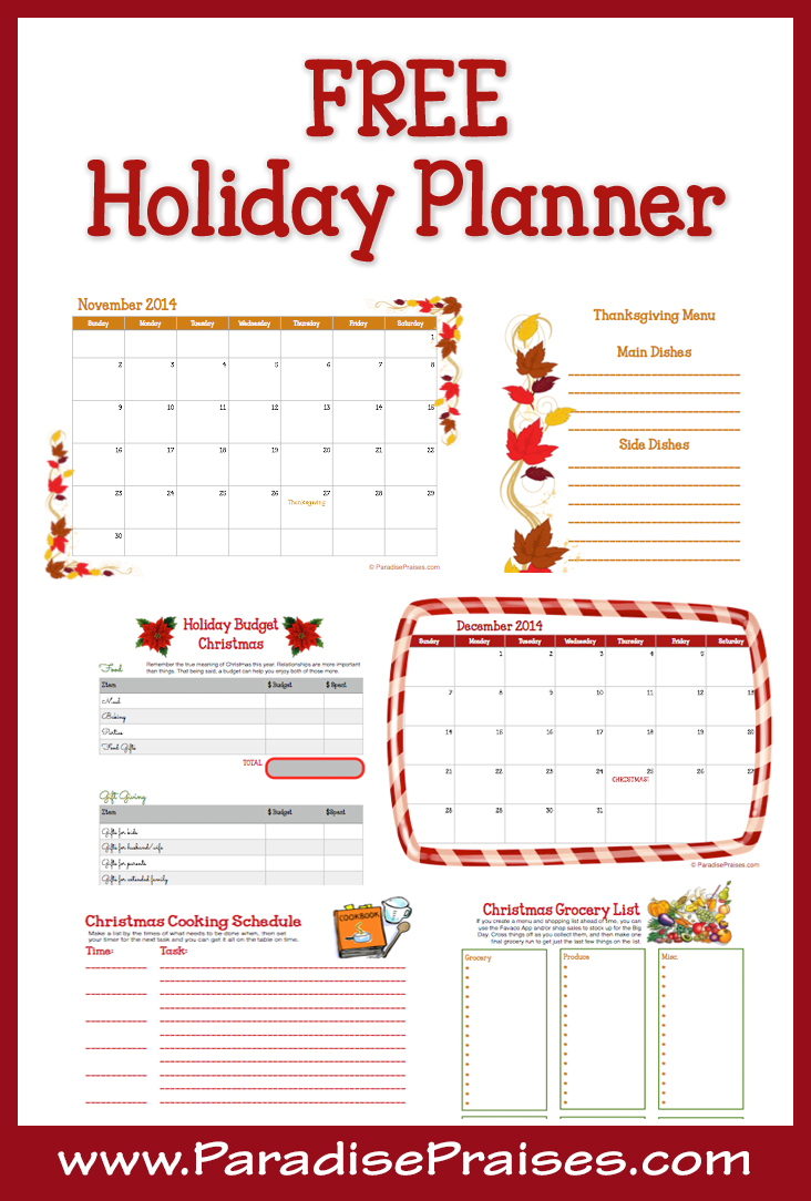 7 Best Images of Free Printable Christmas Planner Pages Christmas