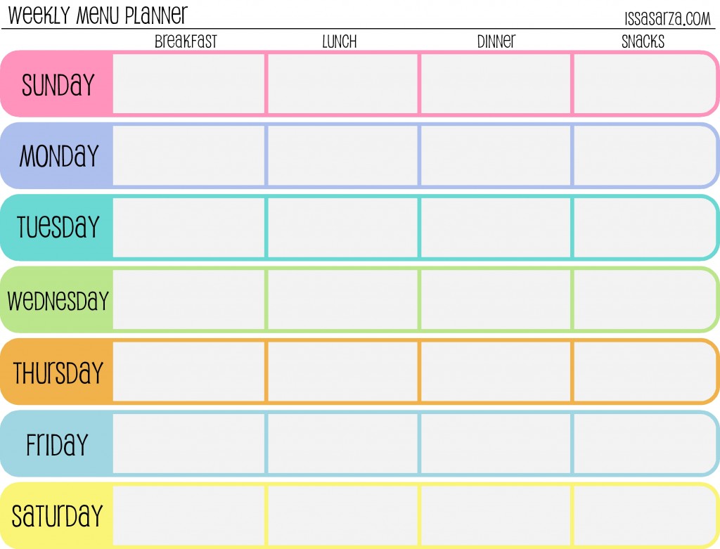 5 Best Images Of Printable Weekly Food Chart Free Printable Daily Food Log Free Printable