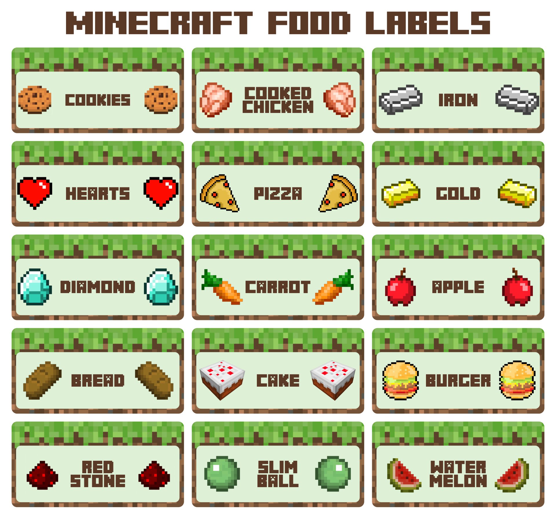 8 Best Images Of Minecraft Food Printables Card Minecraft Printable Images And Photos Finder 8 Best Images Of Minecraft Food Printables Card Minecraft Printable Images And Photos Finder