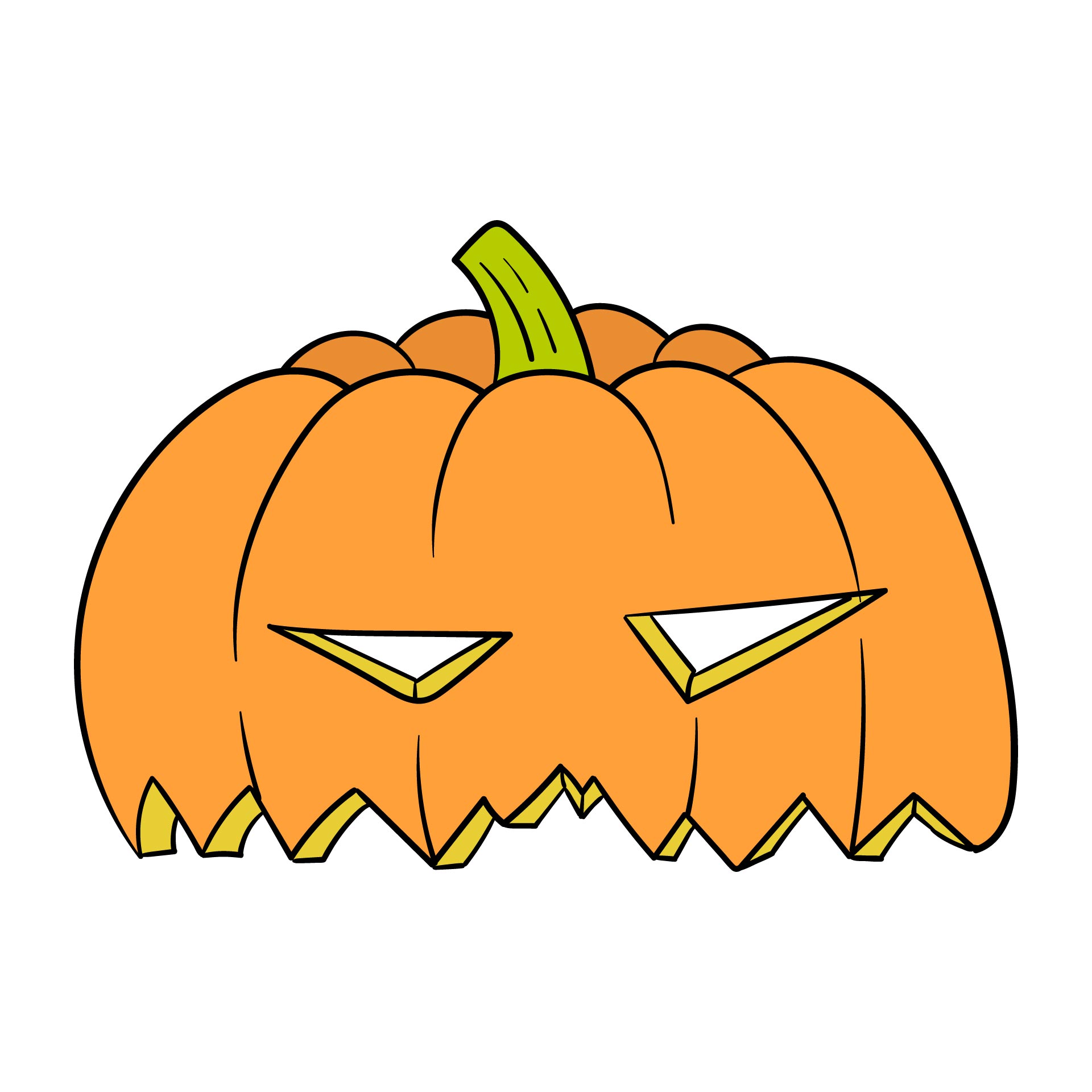 Pumpkin Mask Template