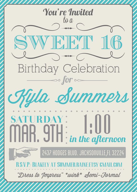 sweet-16-invitation-template
