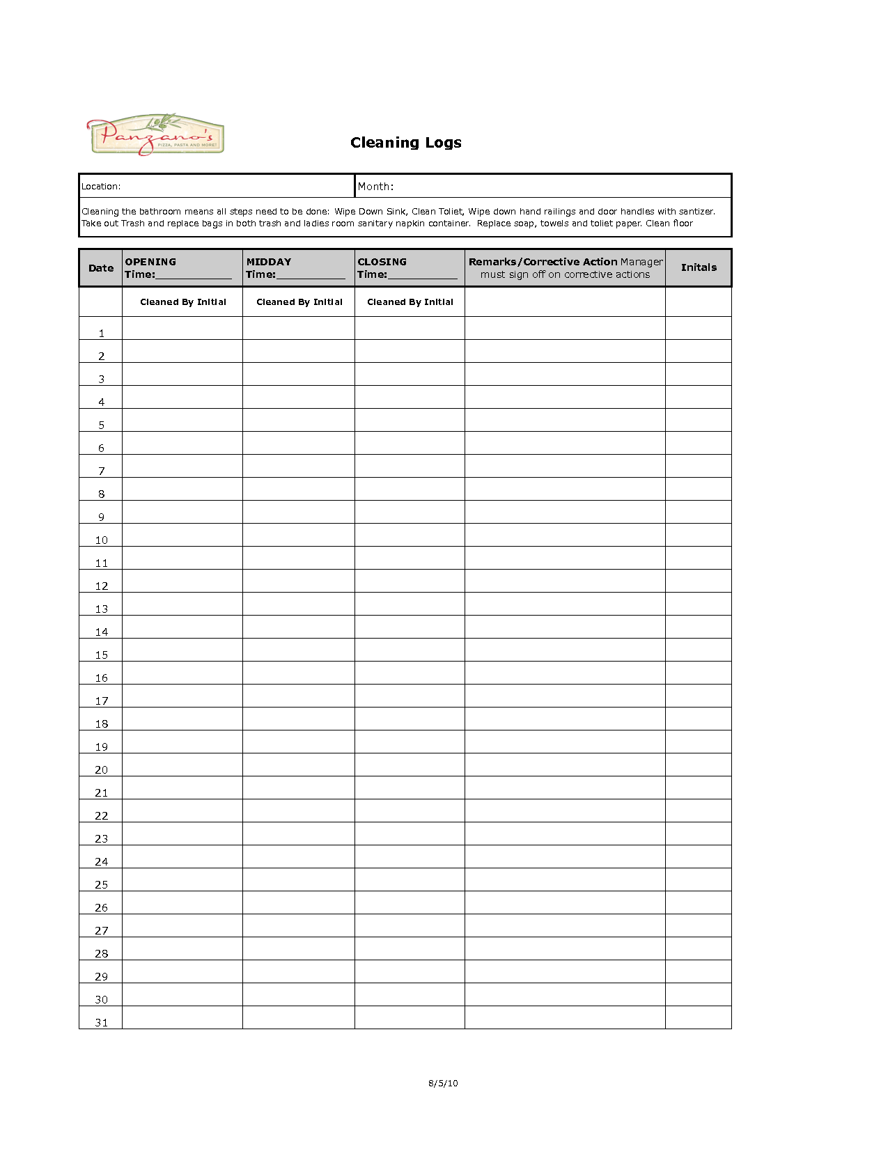 printable-bathroom-cleaning-checklist-template