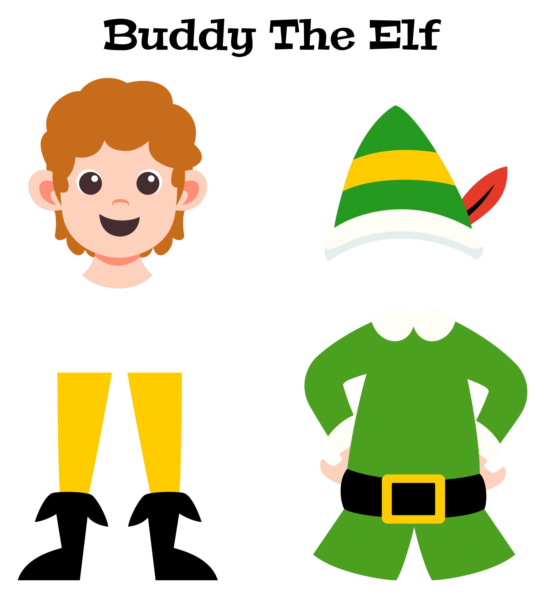 7 Best Images Of Elf Paper Doll Printable Christmas Printable Elves 