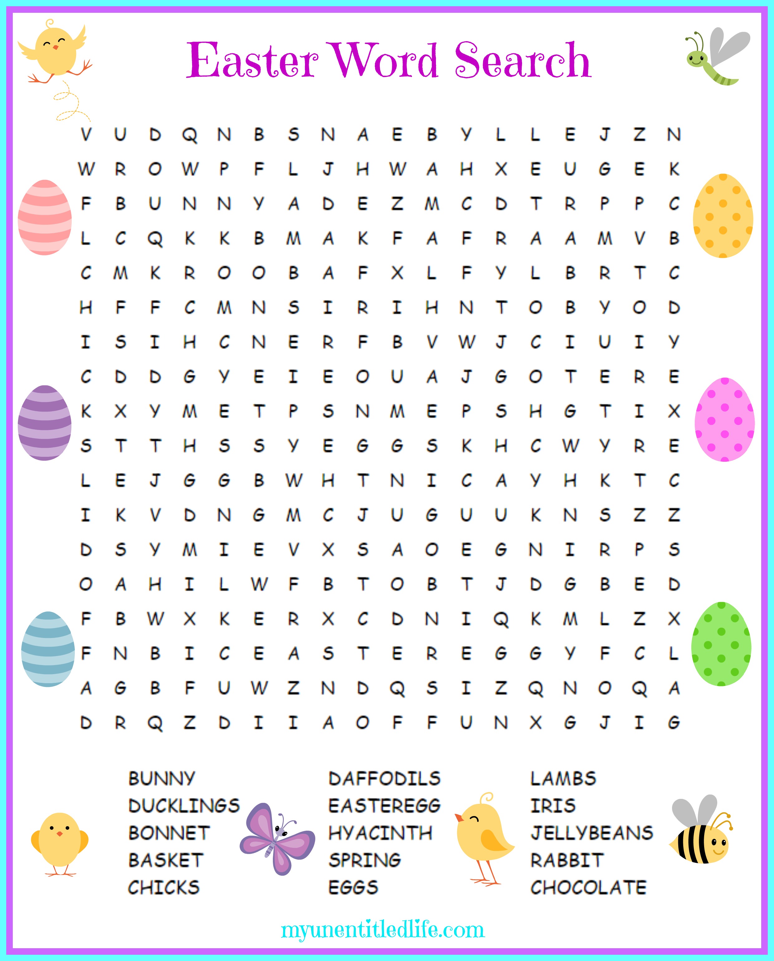 7 Best Images of Easter Word Search Printables Religious Easter Word