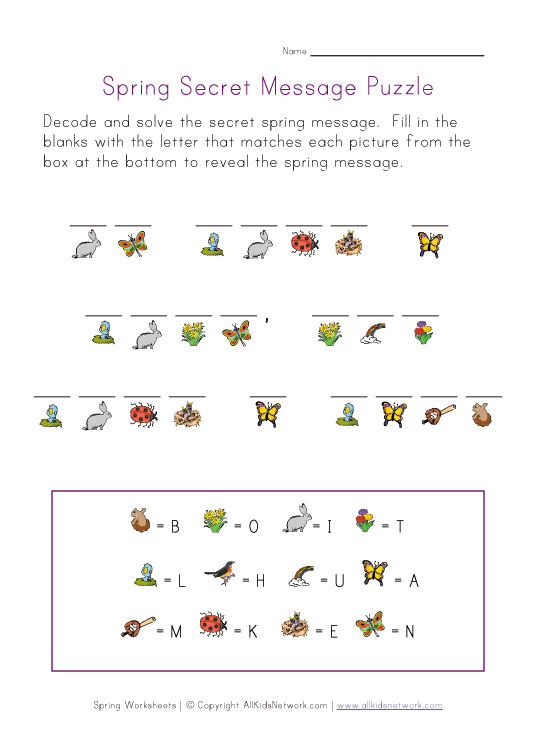 6 Best Images of Hidden Message Printables Secret Code Message