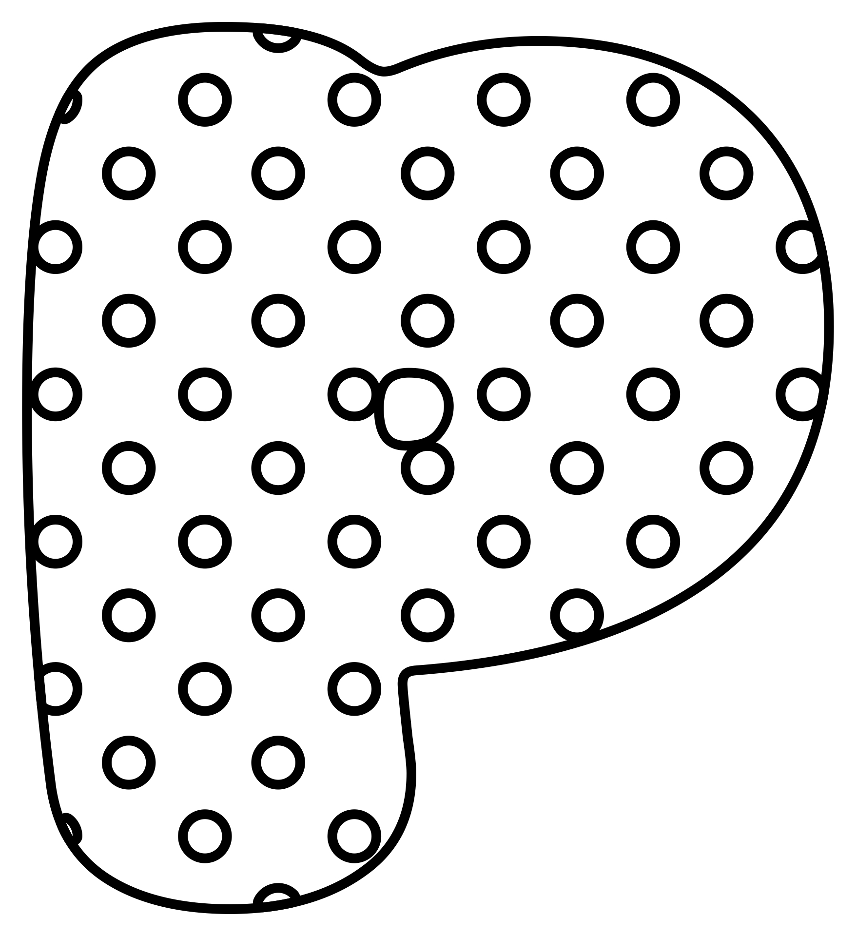 9 Best Images Of Free Printable Polka Dot Alphabet Bubble Letter T