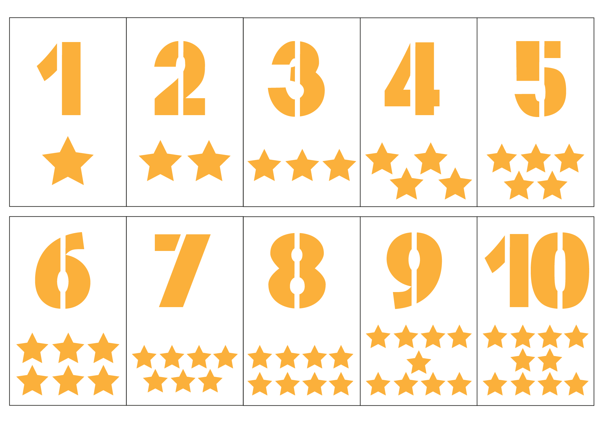 5 Best Images Of Printable Numbers 1 10 For Preschoolers Free