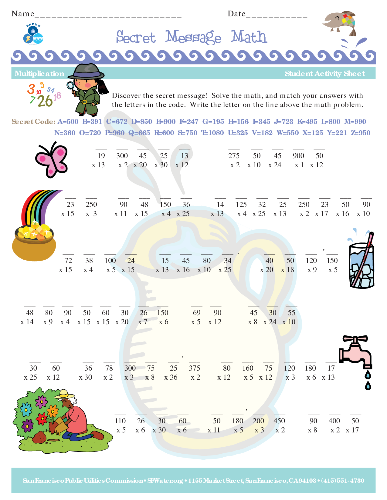 6 Best Images of Hidden Message Printables - Secret Code Message
