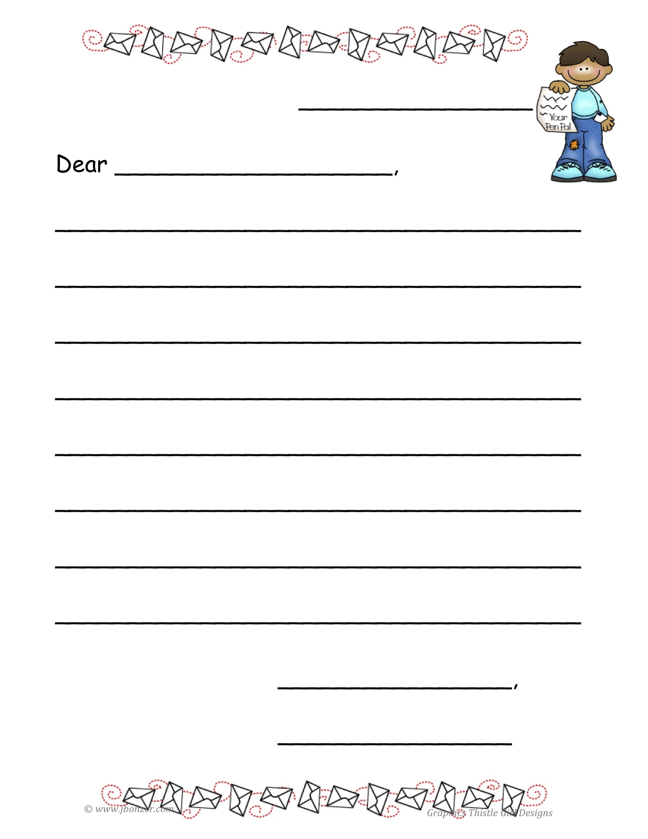 4-best-images-of-printable-friendly-letter-template-elementary-blank
