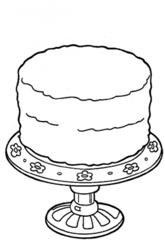9 Best Images of Printable Wedding Cakes - Wedding Cake Coloring Page