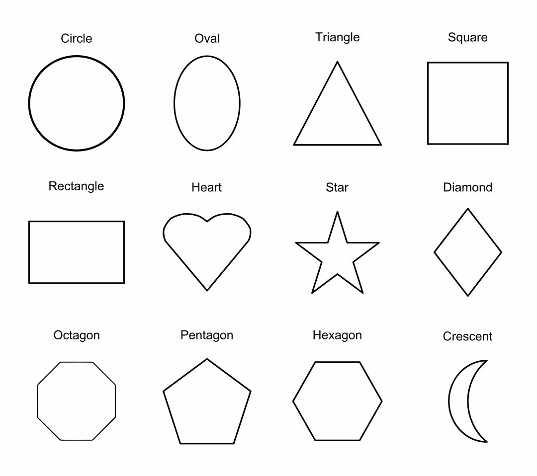 5 Best Images of Printable Shapes Chart Preschool Shapes Chart, Basic