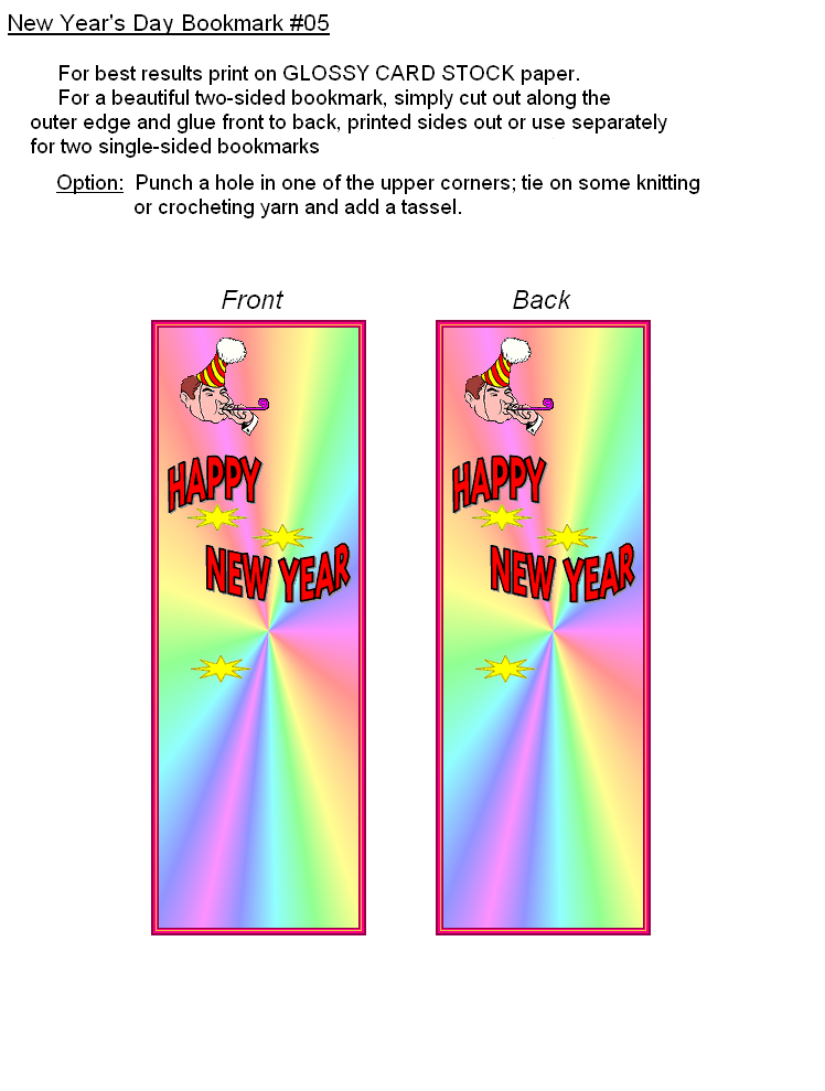 5 Best Images of New Year Coloring Printable Bookmarks - Chinese New ...