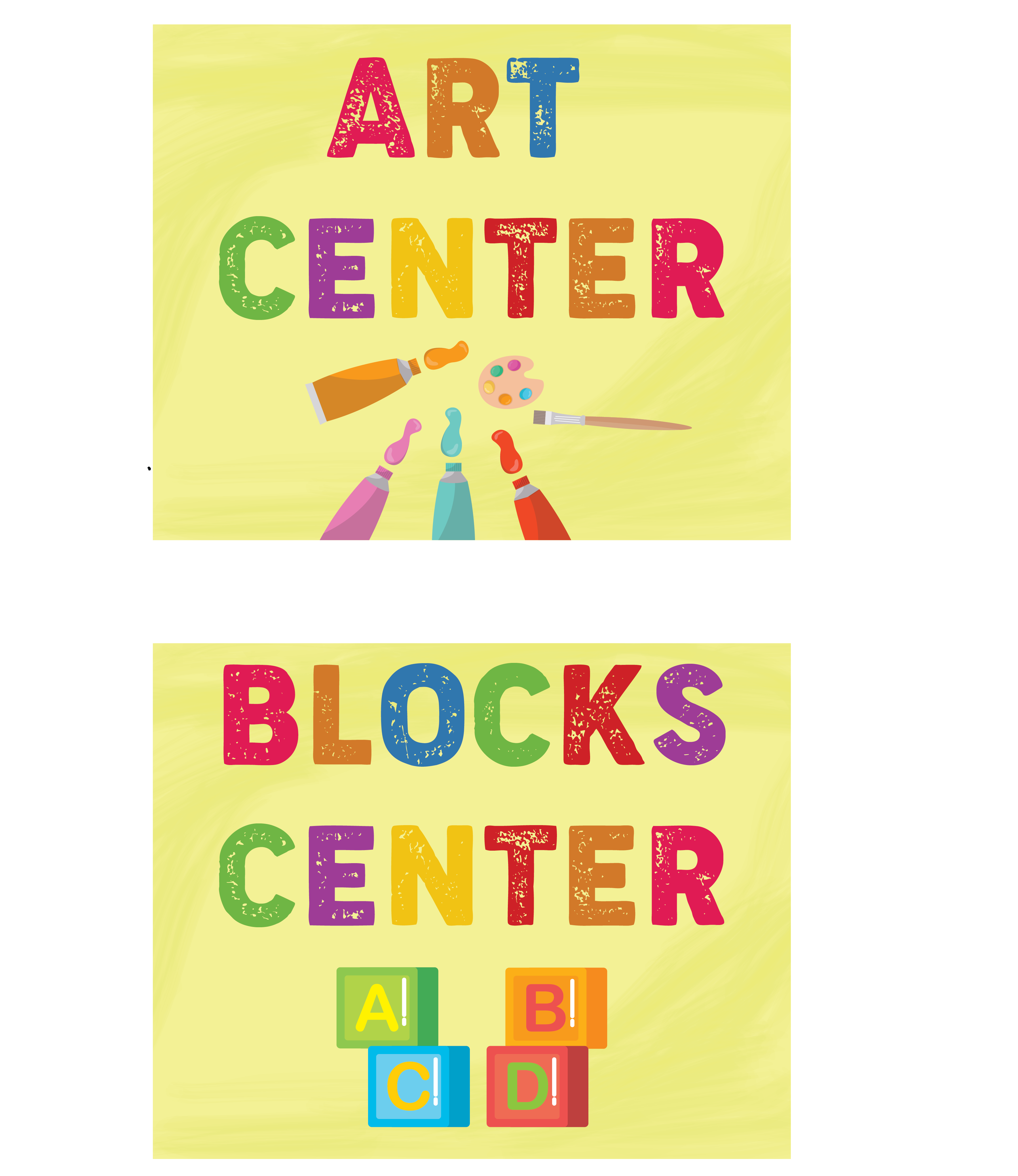 5 Best Images Of Printable Classroom Center Signs Preschool Classroom