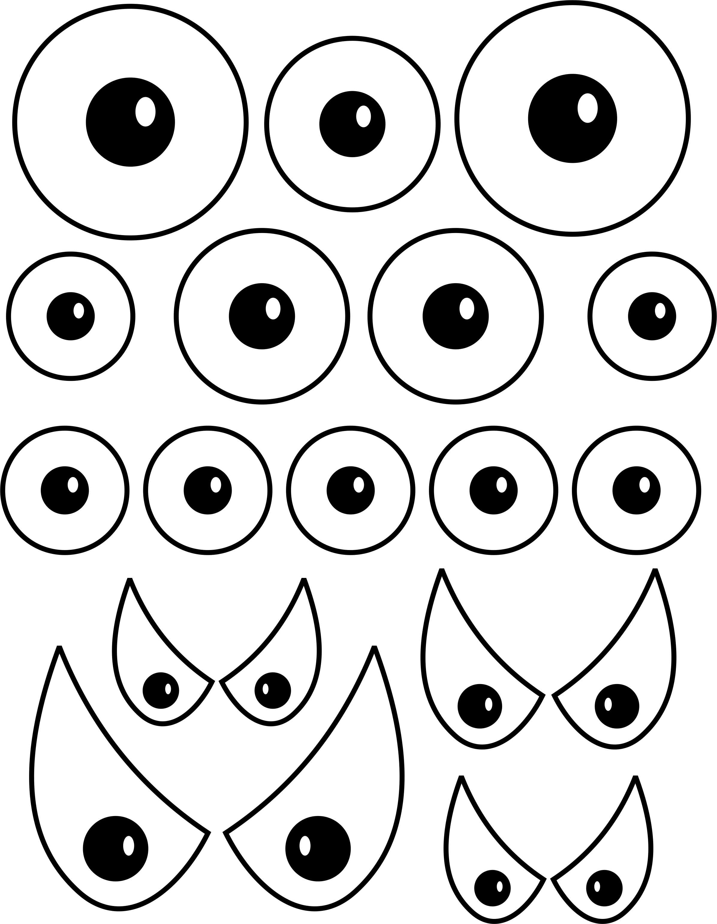 Monster Eyes Printable Printable Word Searches Monster Eyes Printable Printable Word Searches