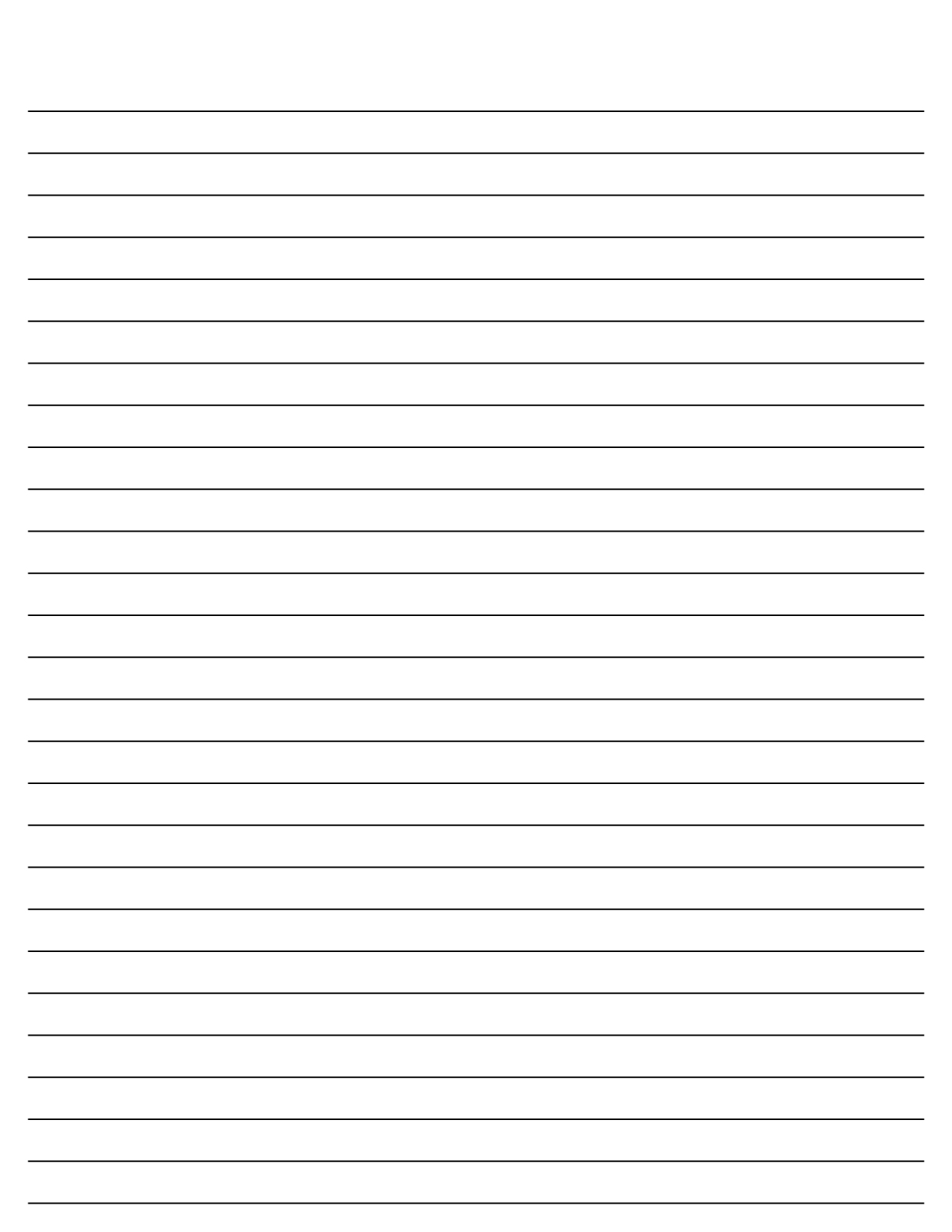 Lined Paper Print Free