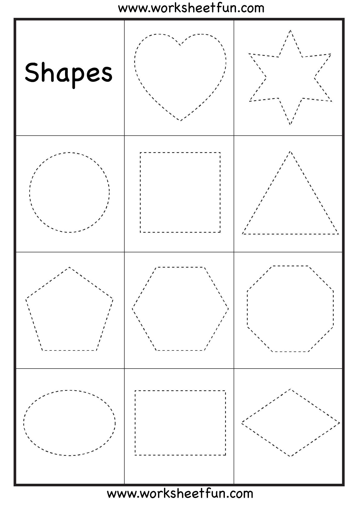 7 Best Images of Opposites Worksheet Trace Preschoolers Printables