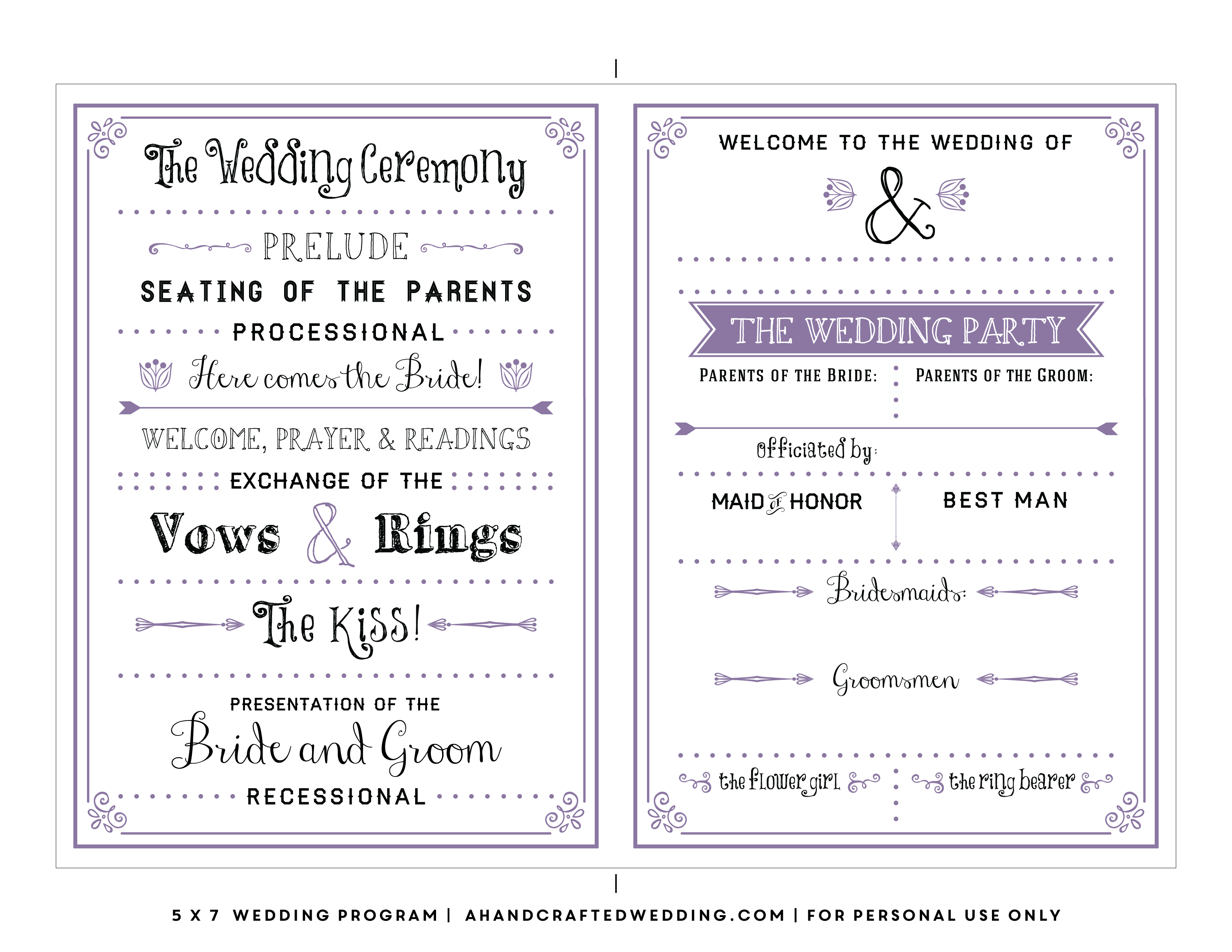 8 Best Images Of Printable Wedding Program Templates Free Downloads 8-best-images-of-printable-wedding-program-templates-free-downloads