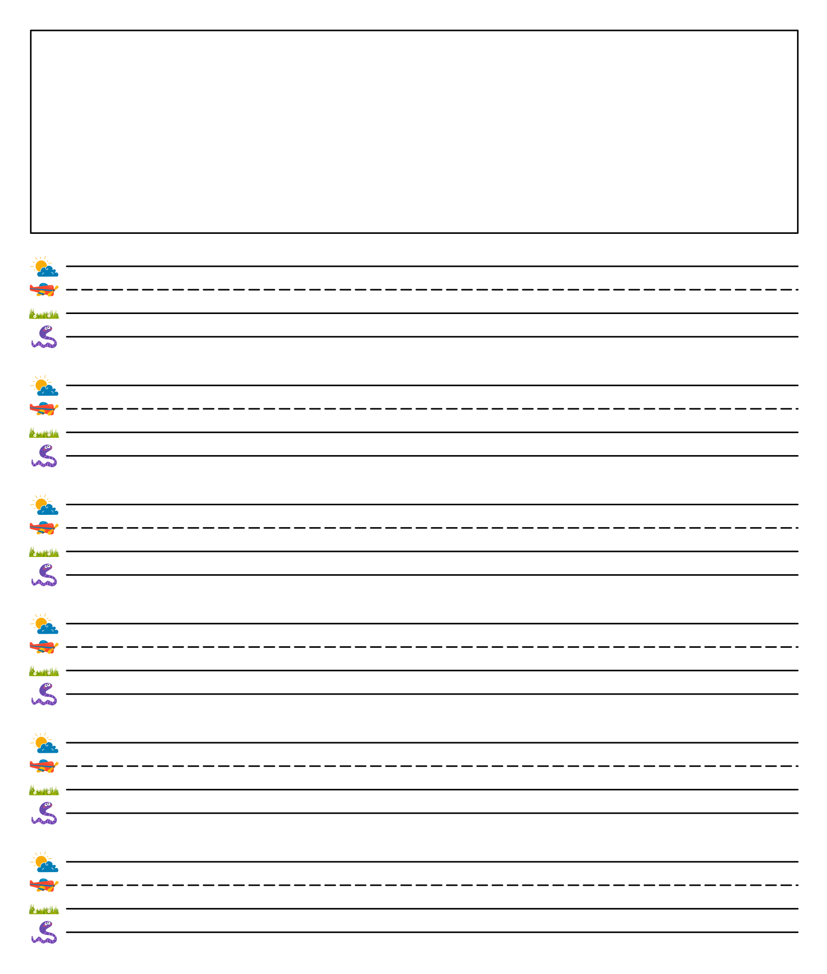 5 Best Images of Fundations Lined Paper Printable Fundations Writing