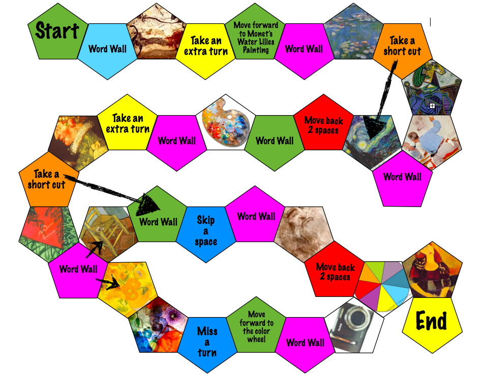 5 Best Images of Printable Game Boards For Teachers Blank Game Board