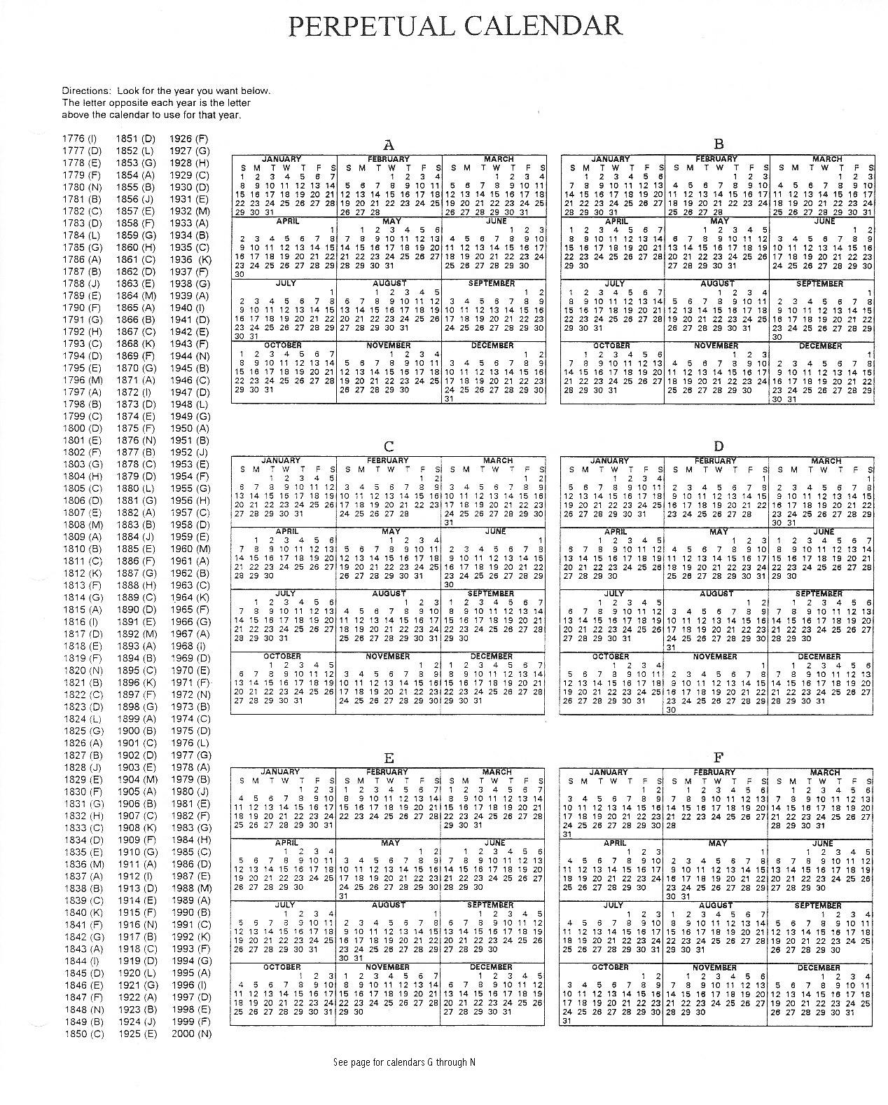 Perpetual Calendar Calculator 2024 Calendar 2024 Ireland Printable