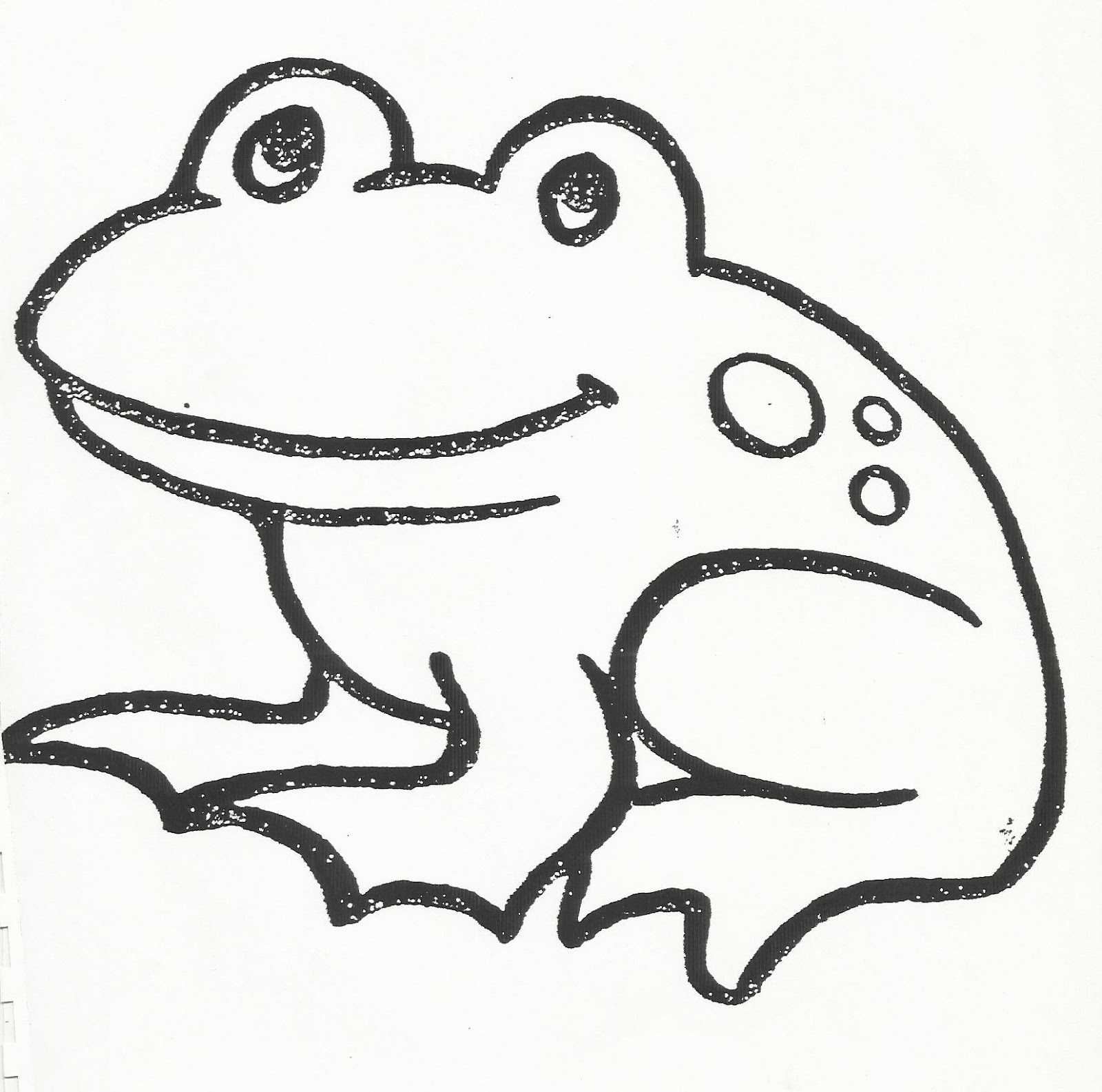 6 Best Images of Frog Template Printable Simple Frog Template, Frog