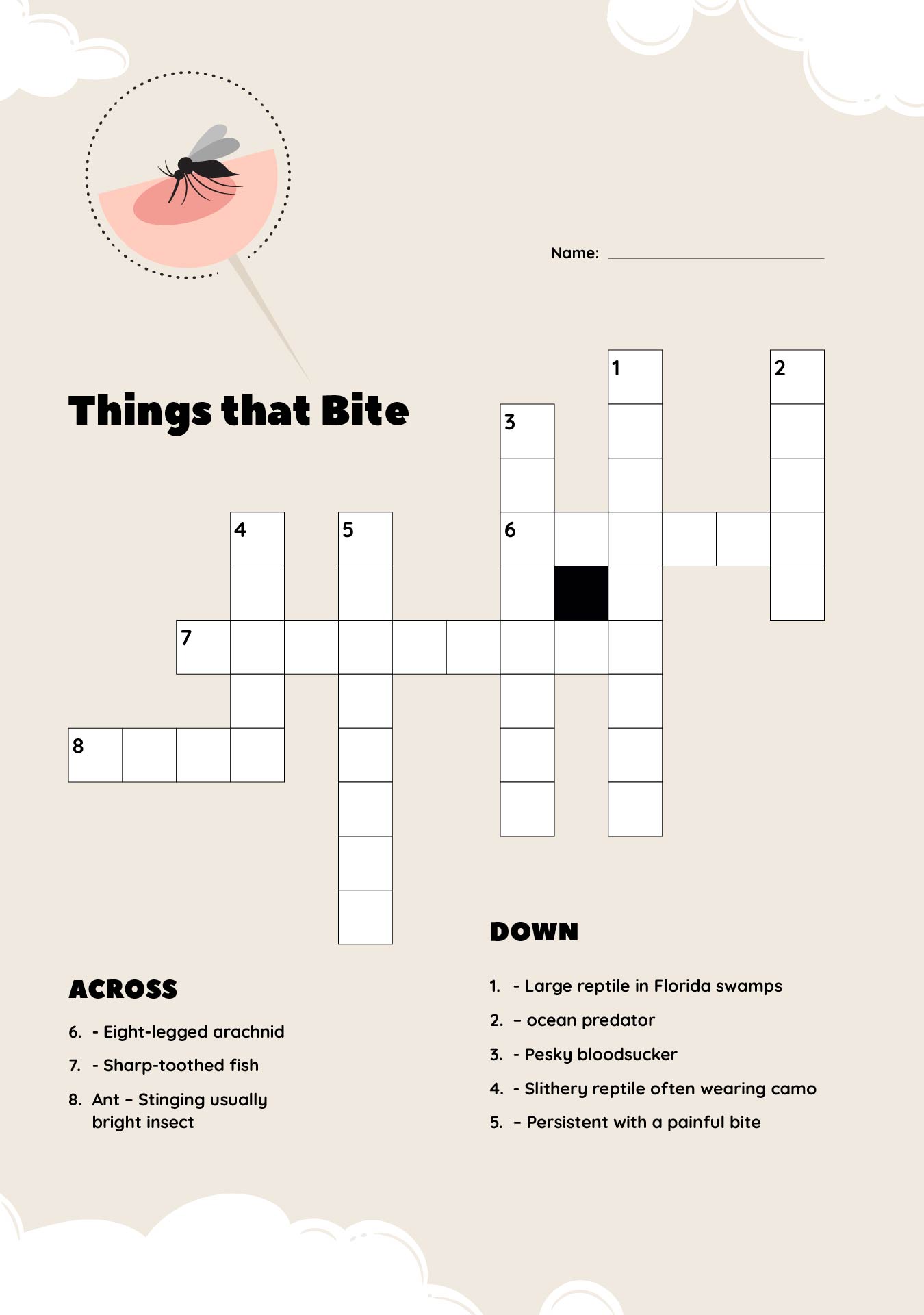 4 Best Images of Very Easy Crossword Puzzles Printable ...