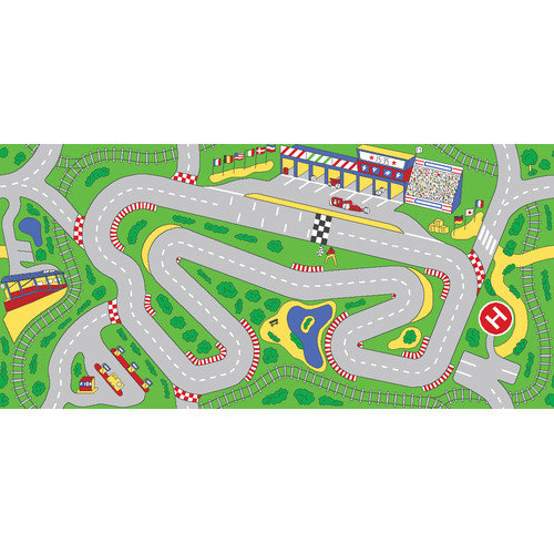 6 Best Images of Printable Race Car Track Race Track Template