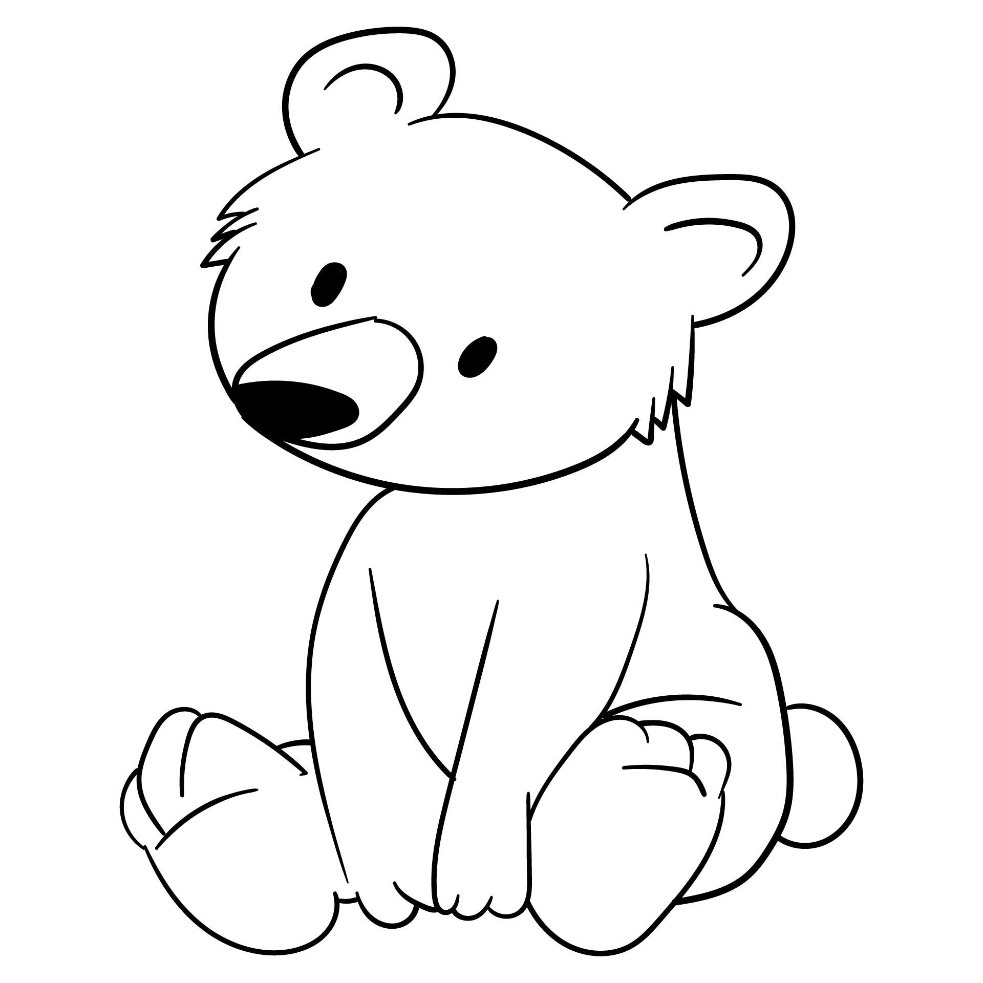 5 Best Images of Teddy Bear Template Printable Teddy Bear Pattern
