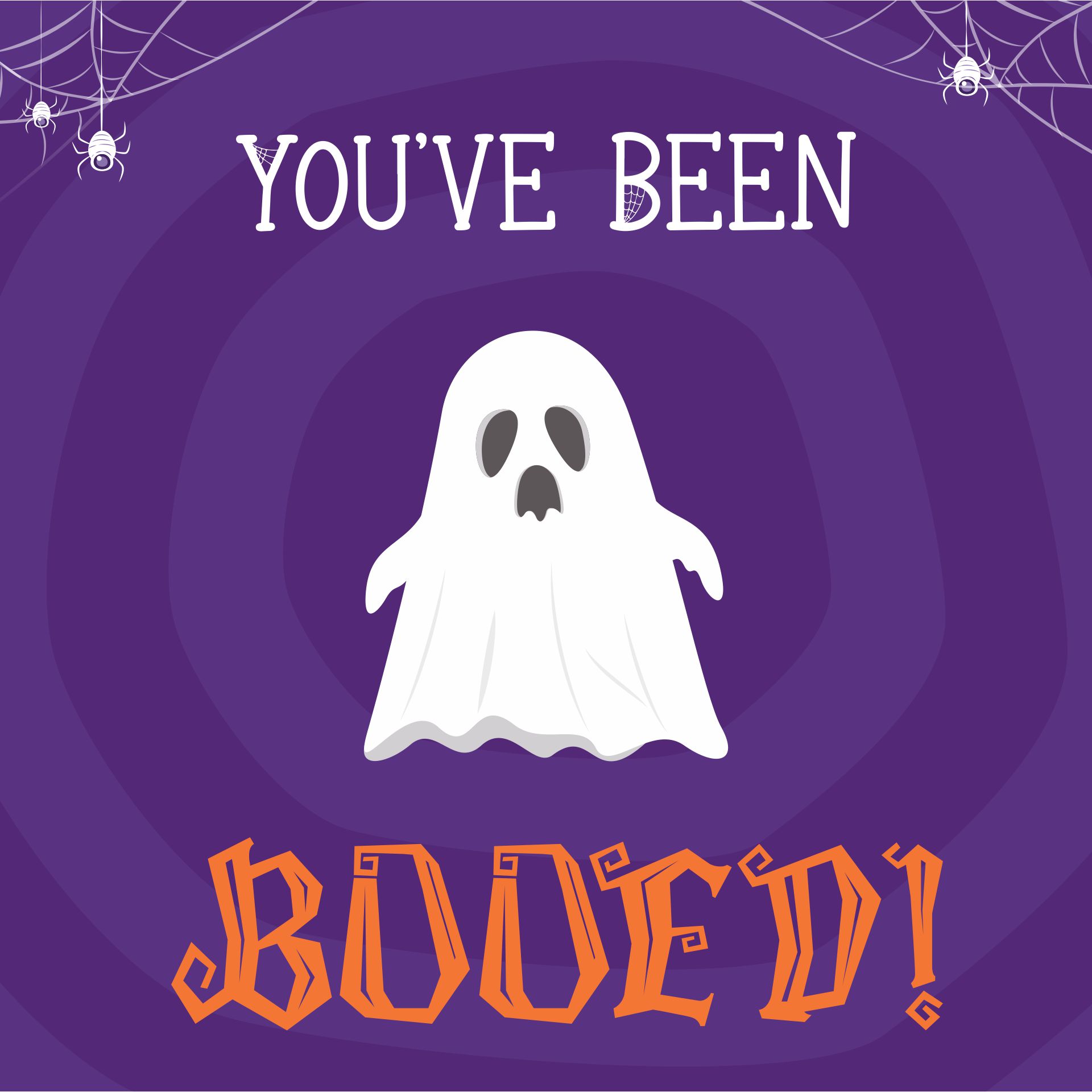 Halloween levél "You Beened BOOED"