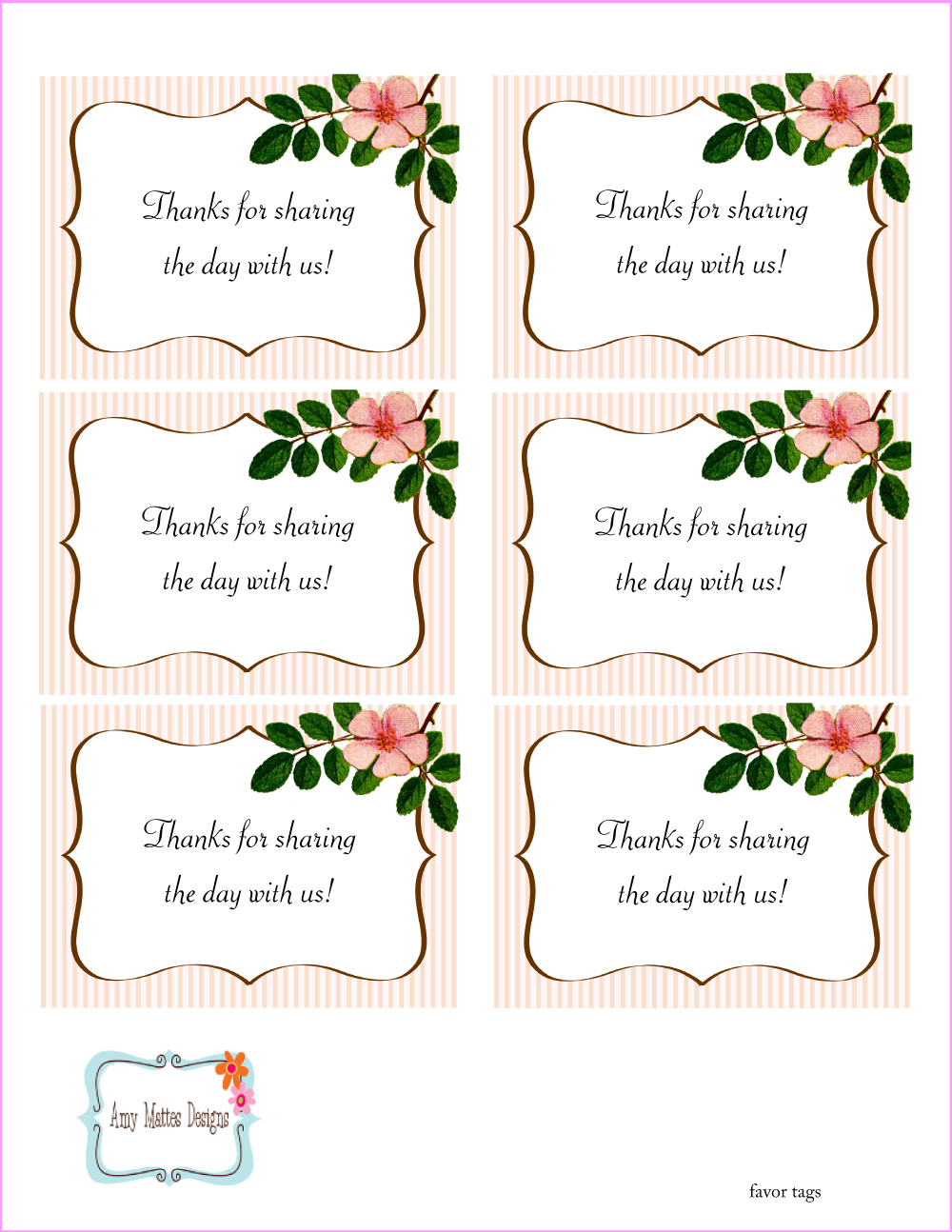 Mothers Day Gift Tags Free Printable
