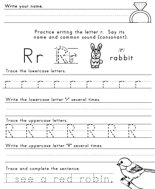 5 Best Images of Letter R Printables - Letter R Worksheets Free, Letter