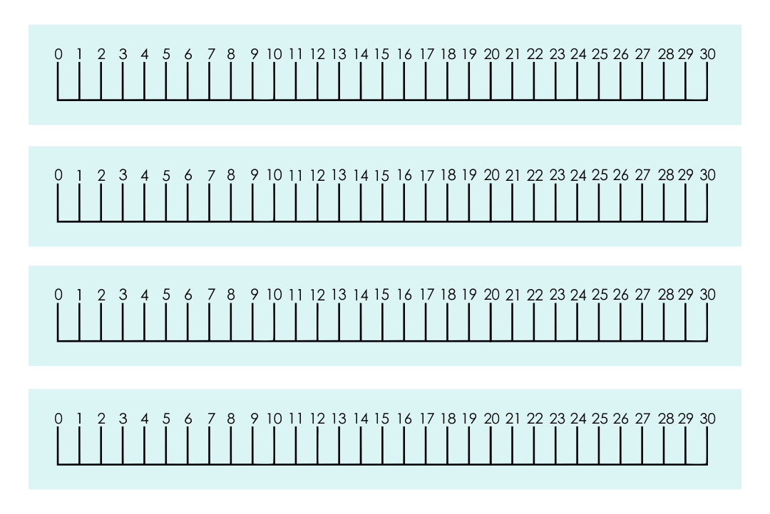 Printable Number Lines To 30 Printable Word Searches