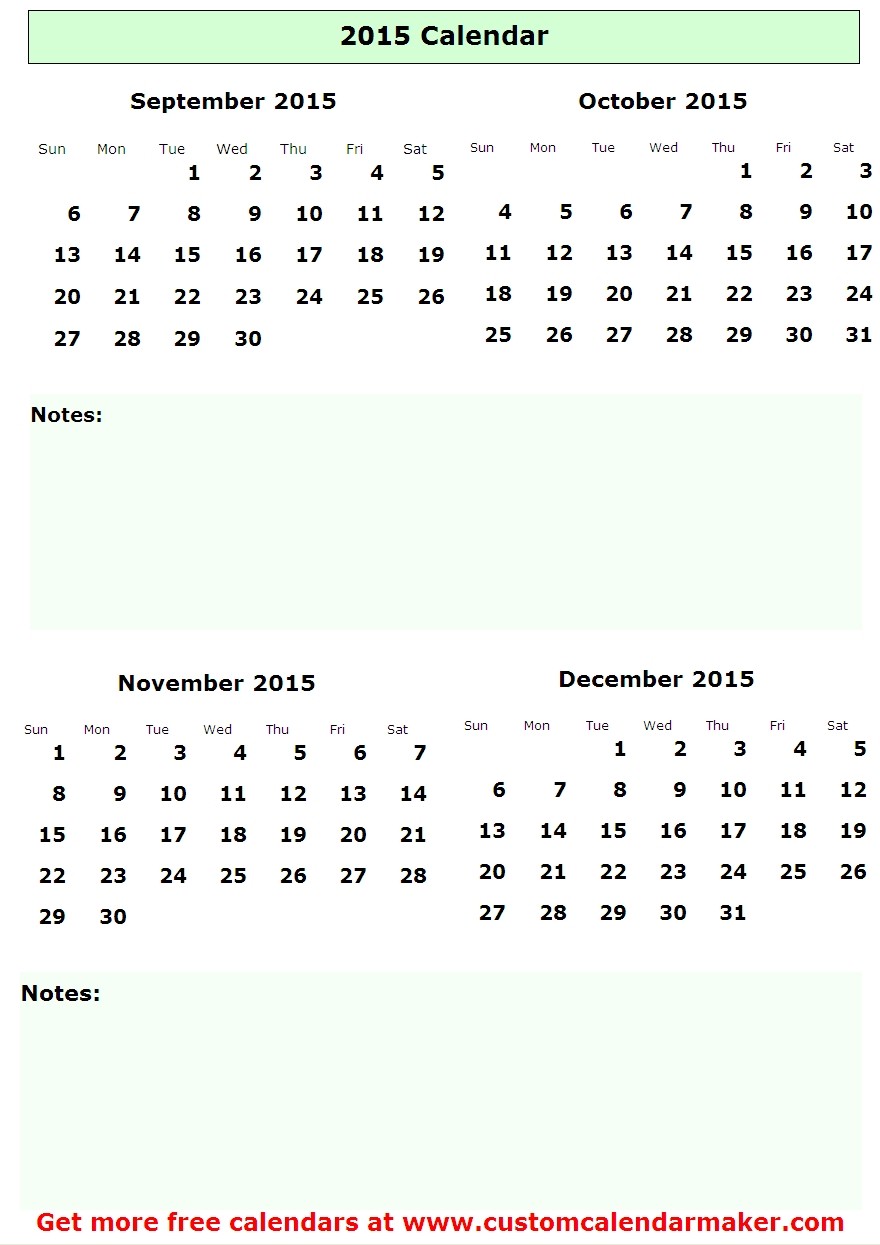 8 Best Images of August 2015 Printable Calendar Sept Oct Calendar