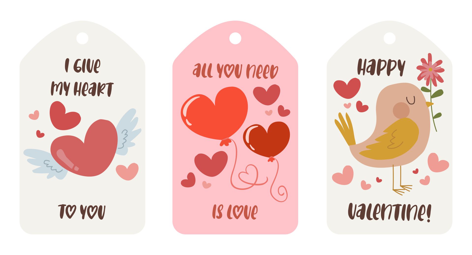 6 Best Images Of Happy Valentine s Day Printable Tag Valentine s Day Printable Gift Tags