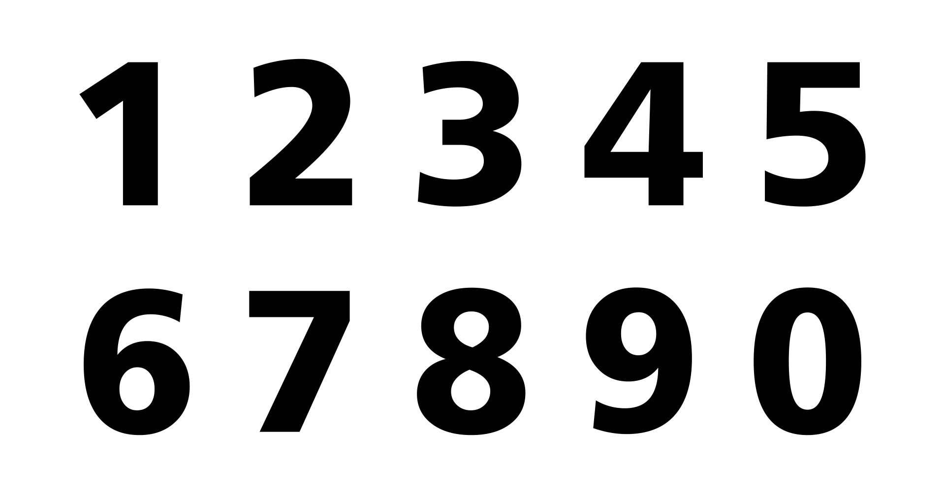 6 Best Images Of 1 Inch Printable Block Numbers Free Printable Number 