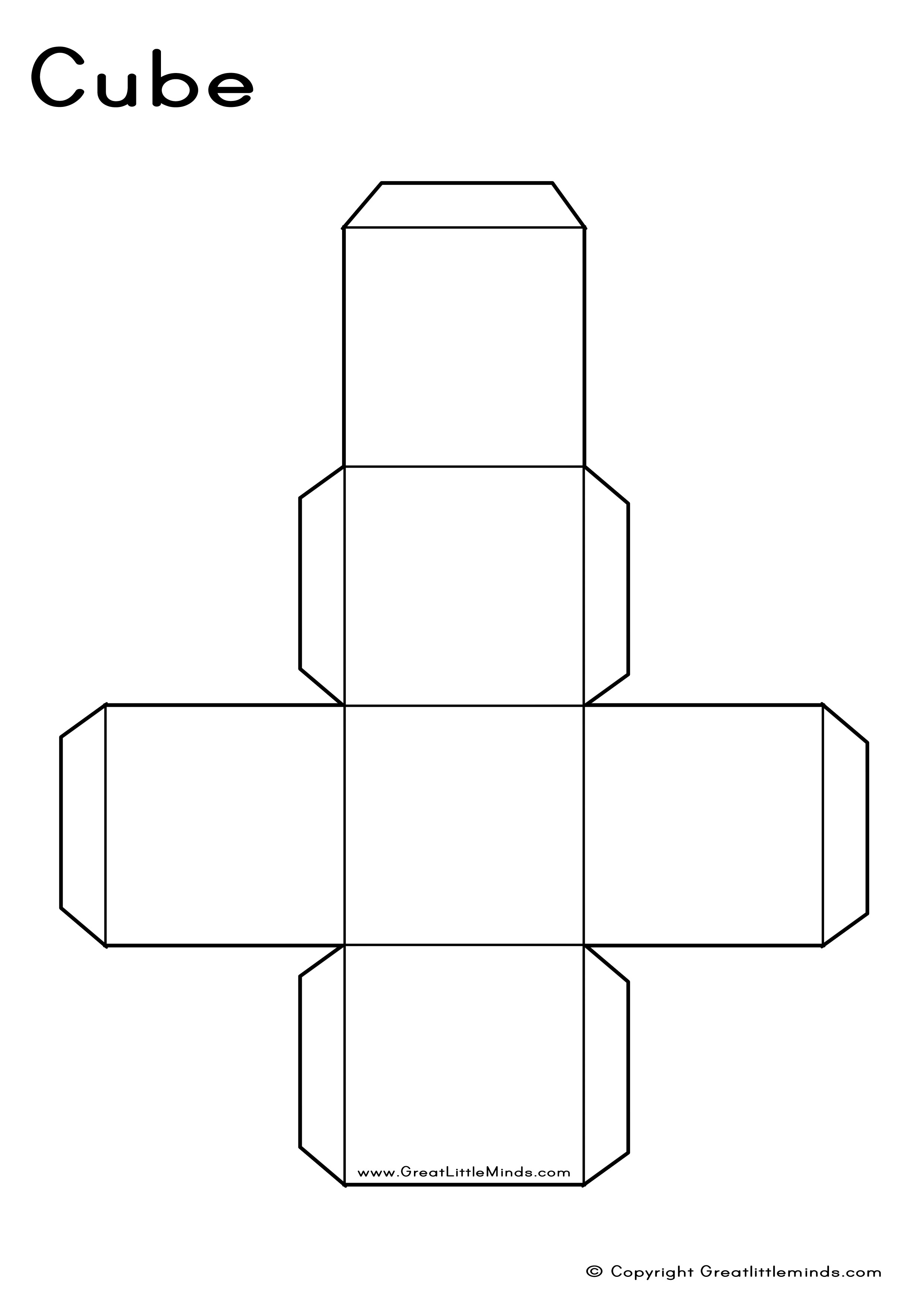 3 Inch Cube Template Pdf PDF Template