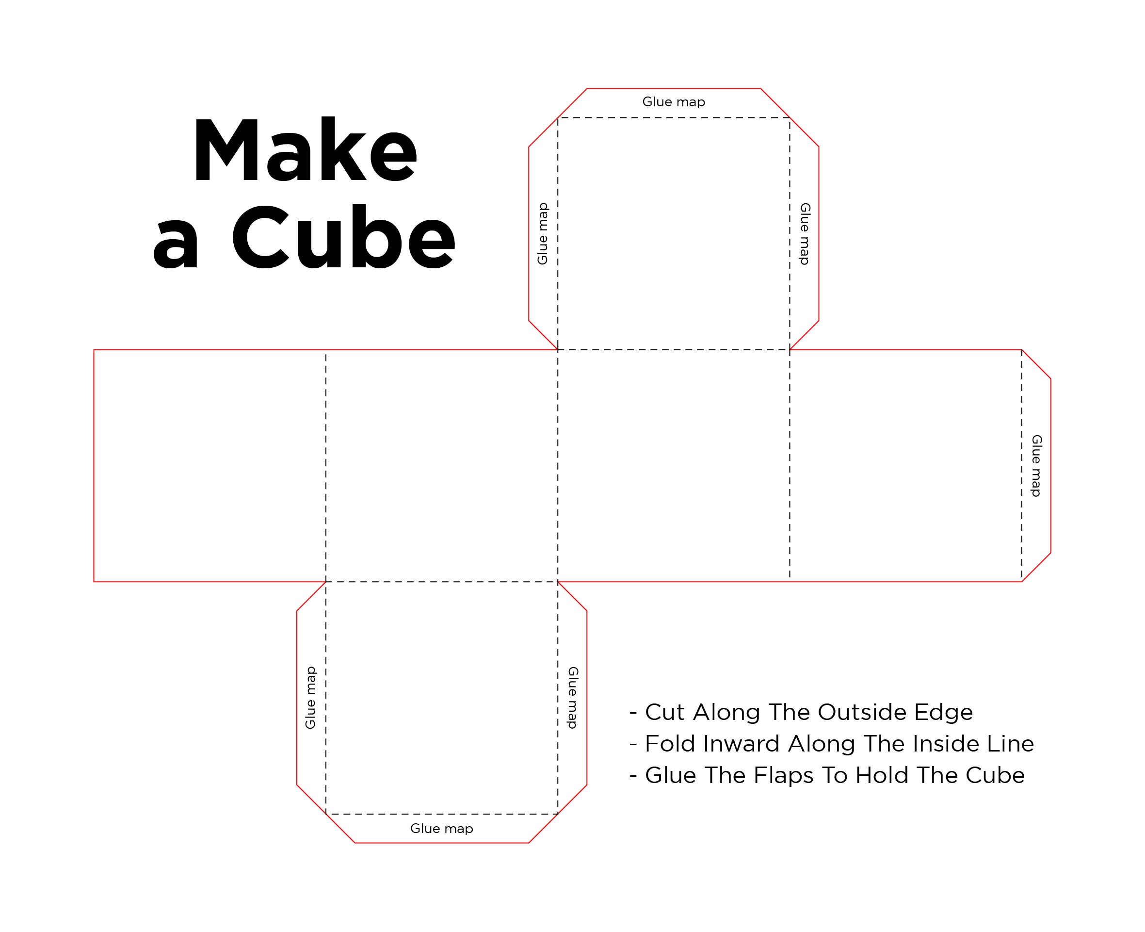 7 Best Images of Free Printable Story Cube To Make and Fold 3D Shapes