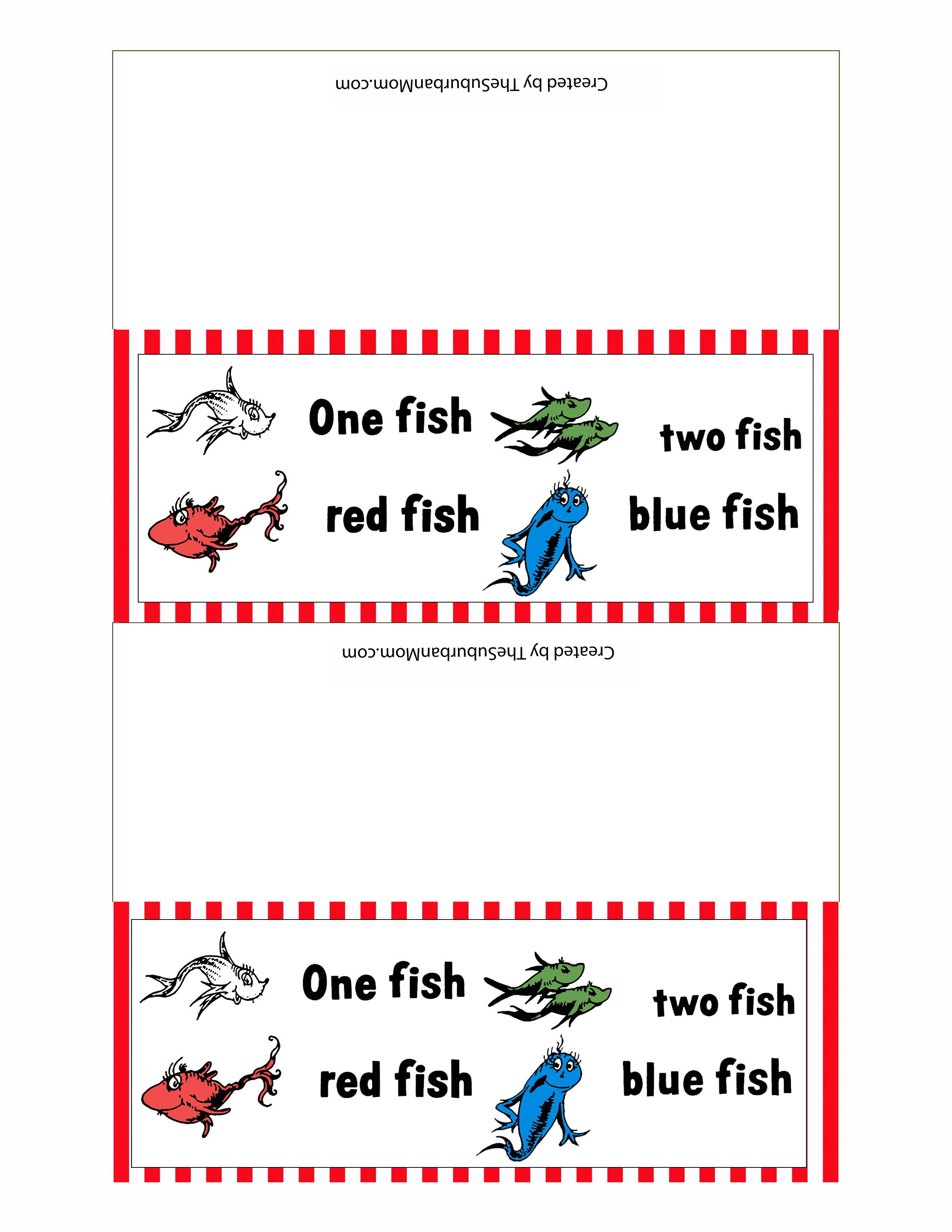 One Fish Two Fish Printable Template Printable Templates