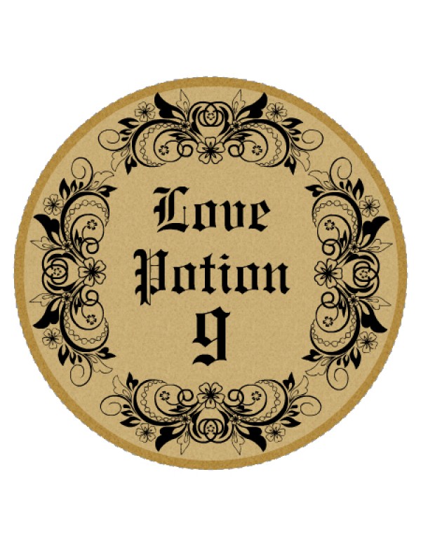 Free Printable Love Potion Labels