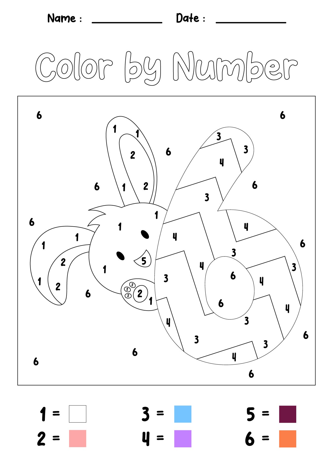 5 Best Images Of Printable Color By Number Worksheets Pre K Pre K Math Worksheets Printable