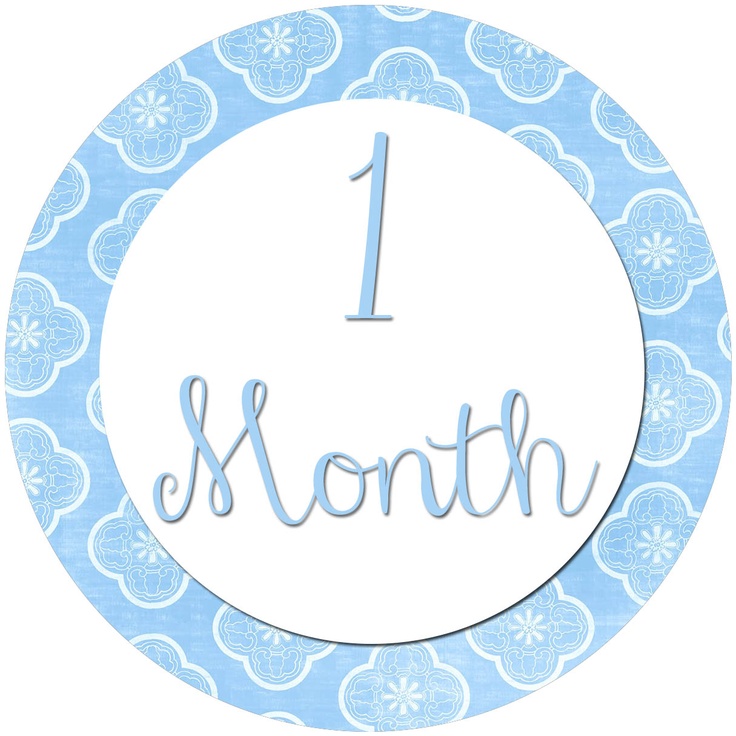 5 Best Images of 1 Month Old Printable Sign Free Printable 1 Month
