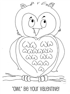 valentines day coloring pages owl city - photo #1