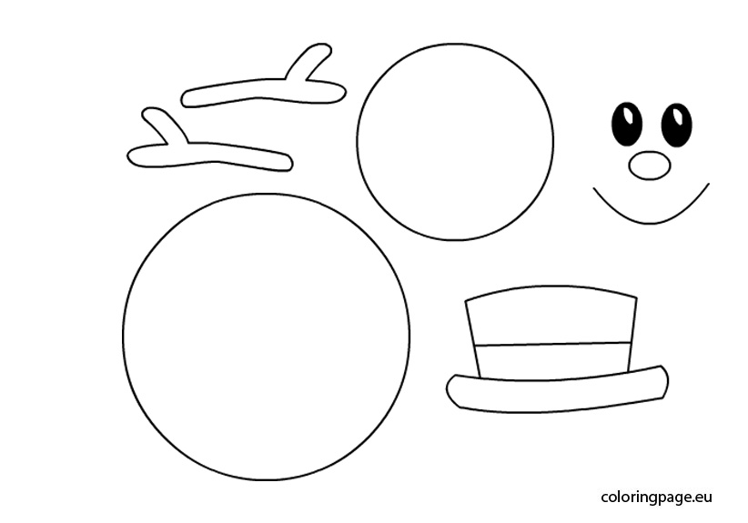7 Best Images of Snowman Arms Template Printable Snowman Hat and